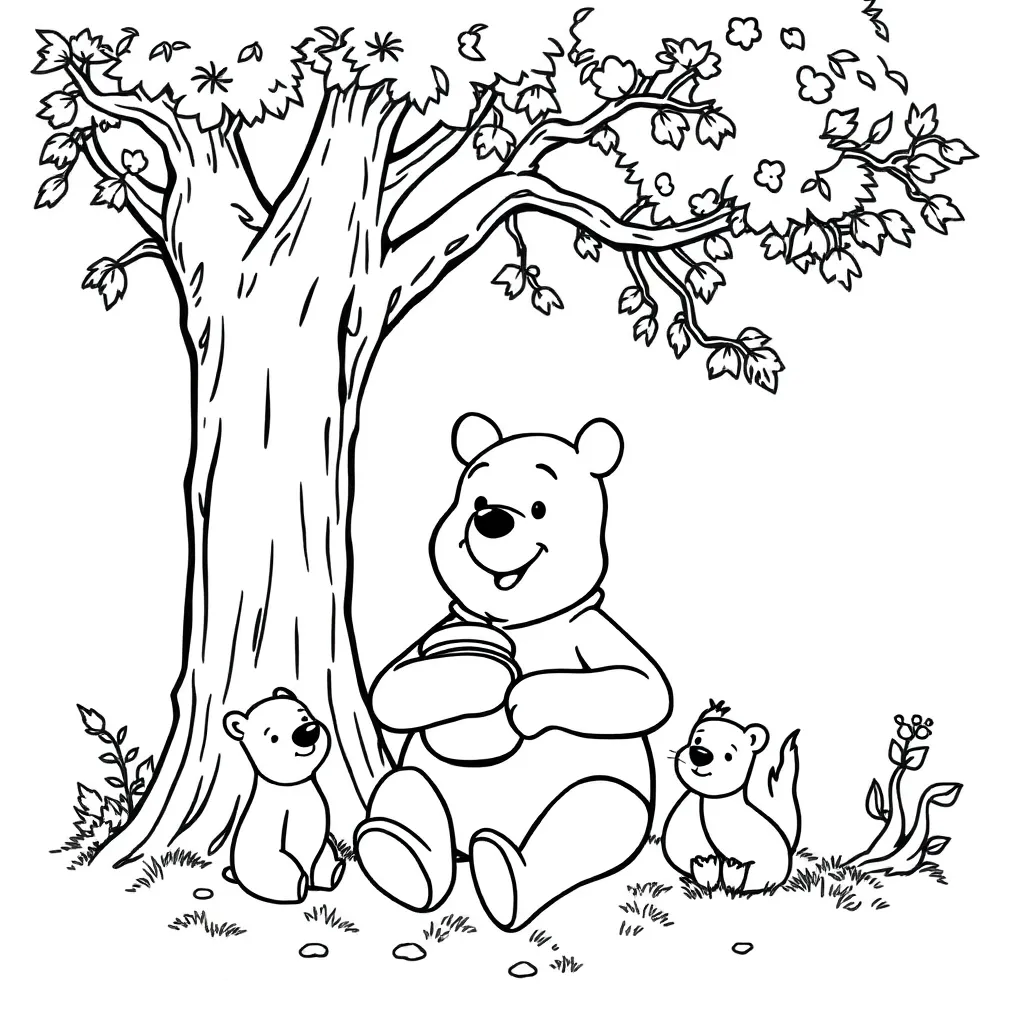 Winnie The Pooh coloring page