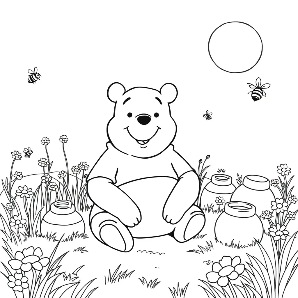 Winnie The Pooh coloring page