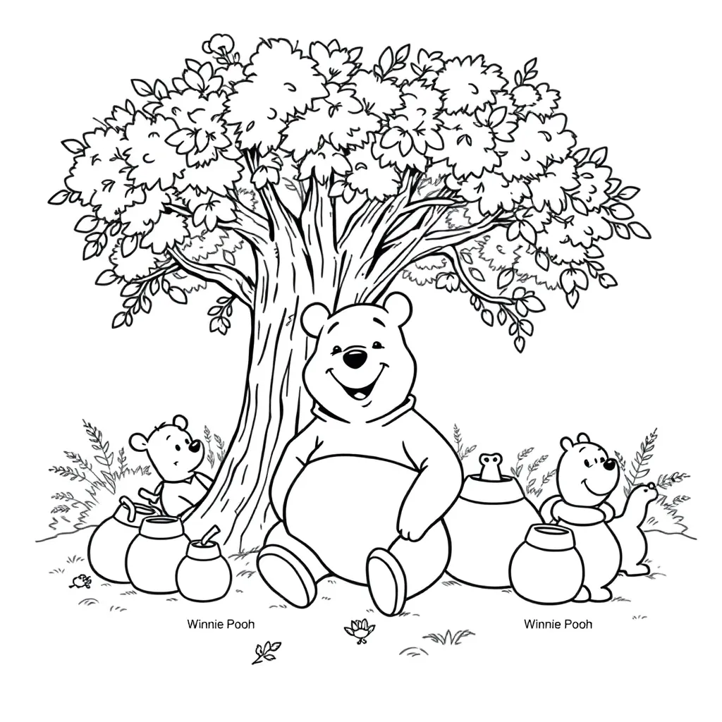 Winnie The Pooh coloring page