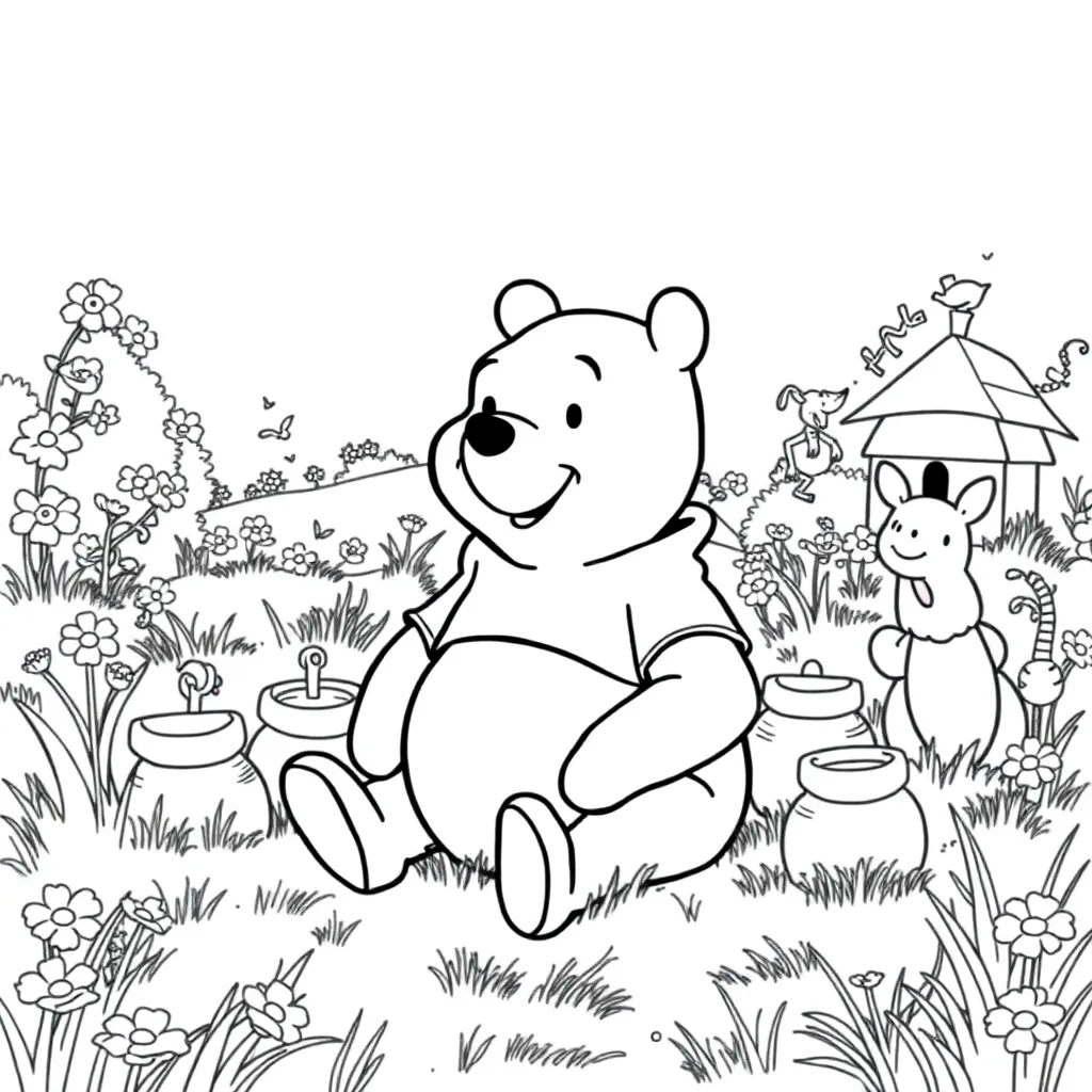 Winnie The Pooh coloring page