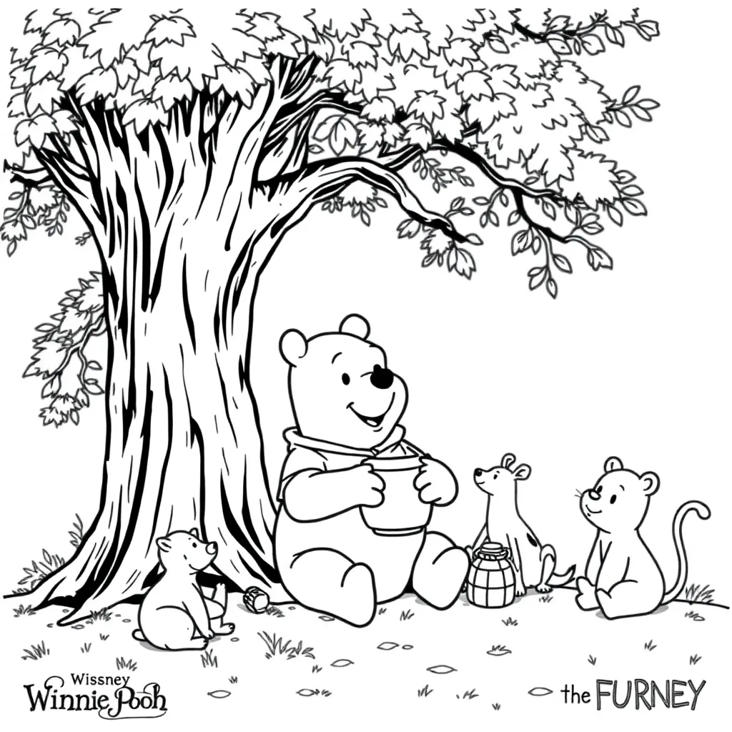 Winnie The Pooh coloring page