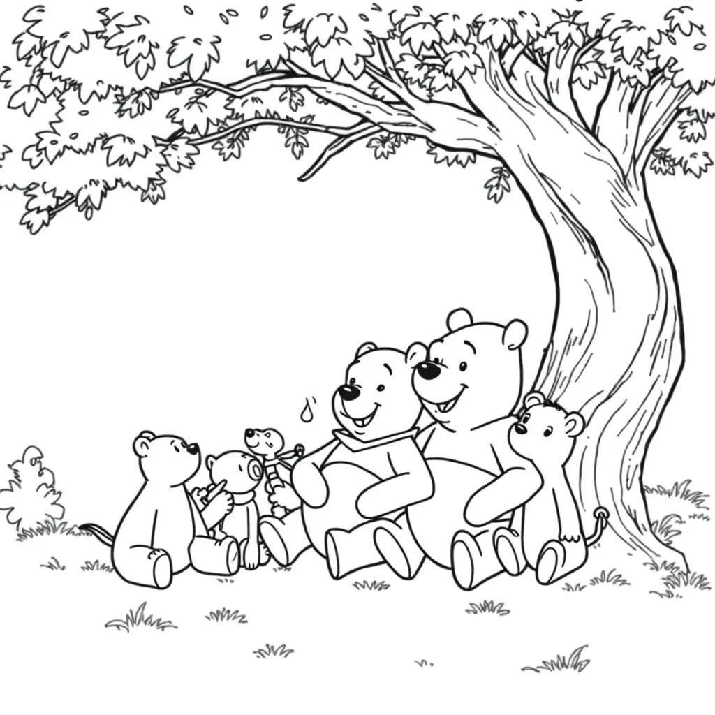 Winnie The Pooh coloring page