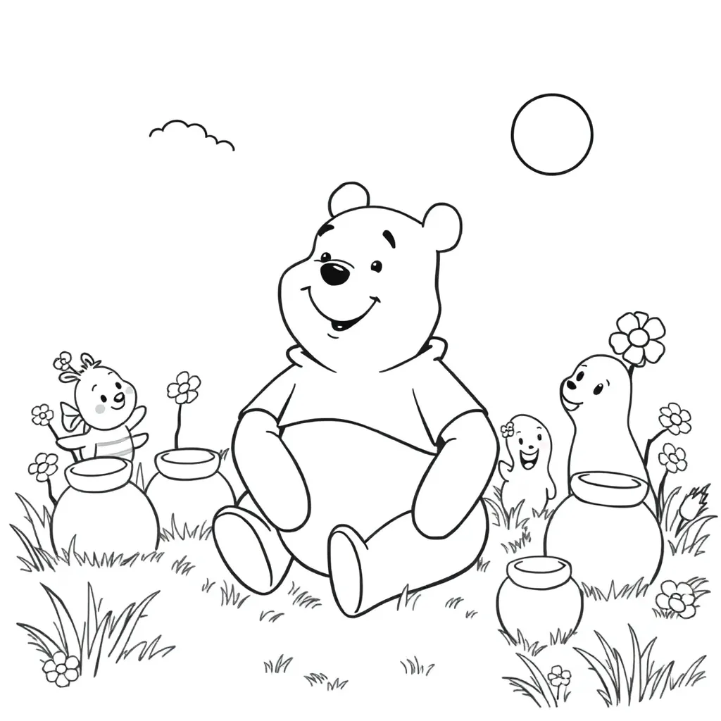 Winnie The Pooh coloring page