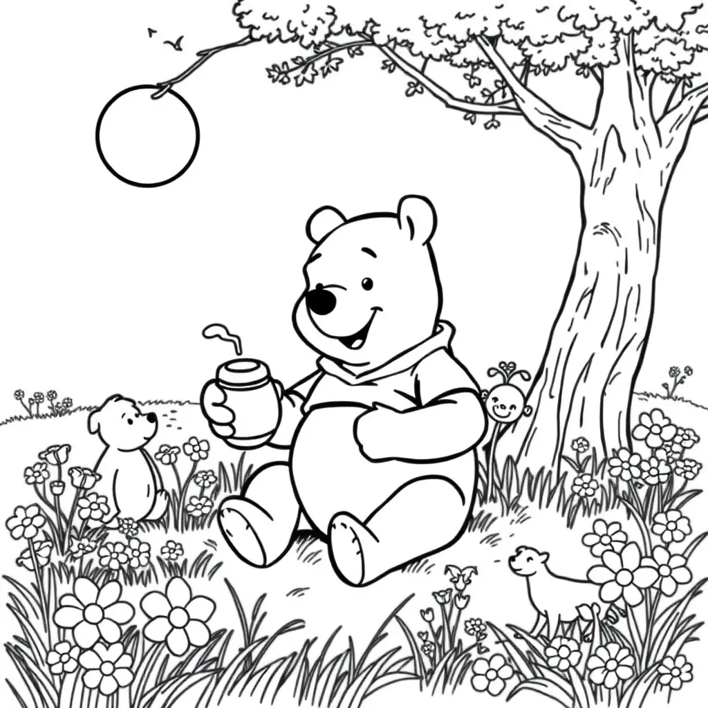Winnie The Pooh coloring page