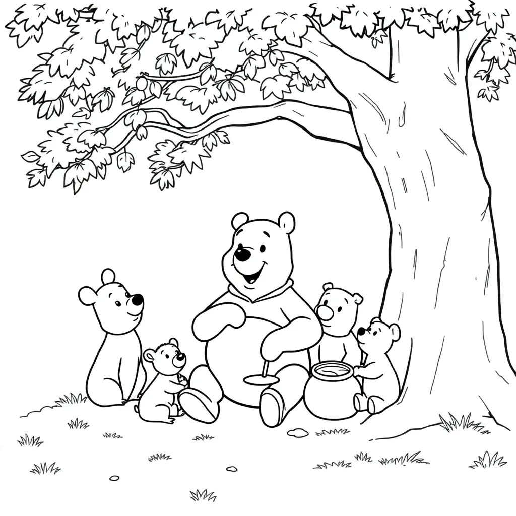 Winnie The Pooh coloring page