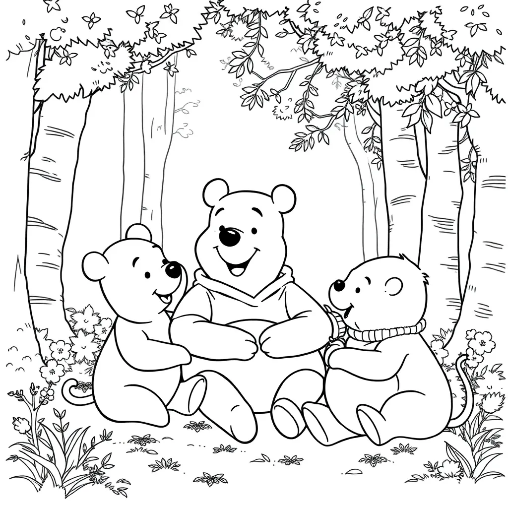 Winnie The Pooh coloring page