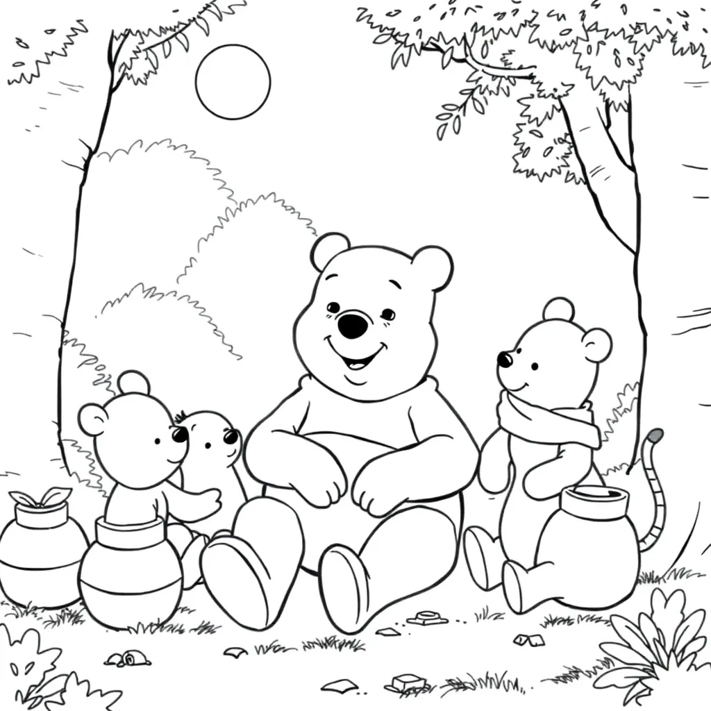Winnie The Pooh coloring page