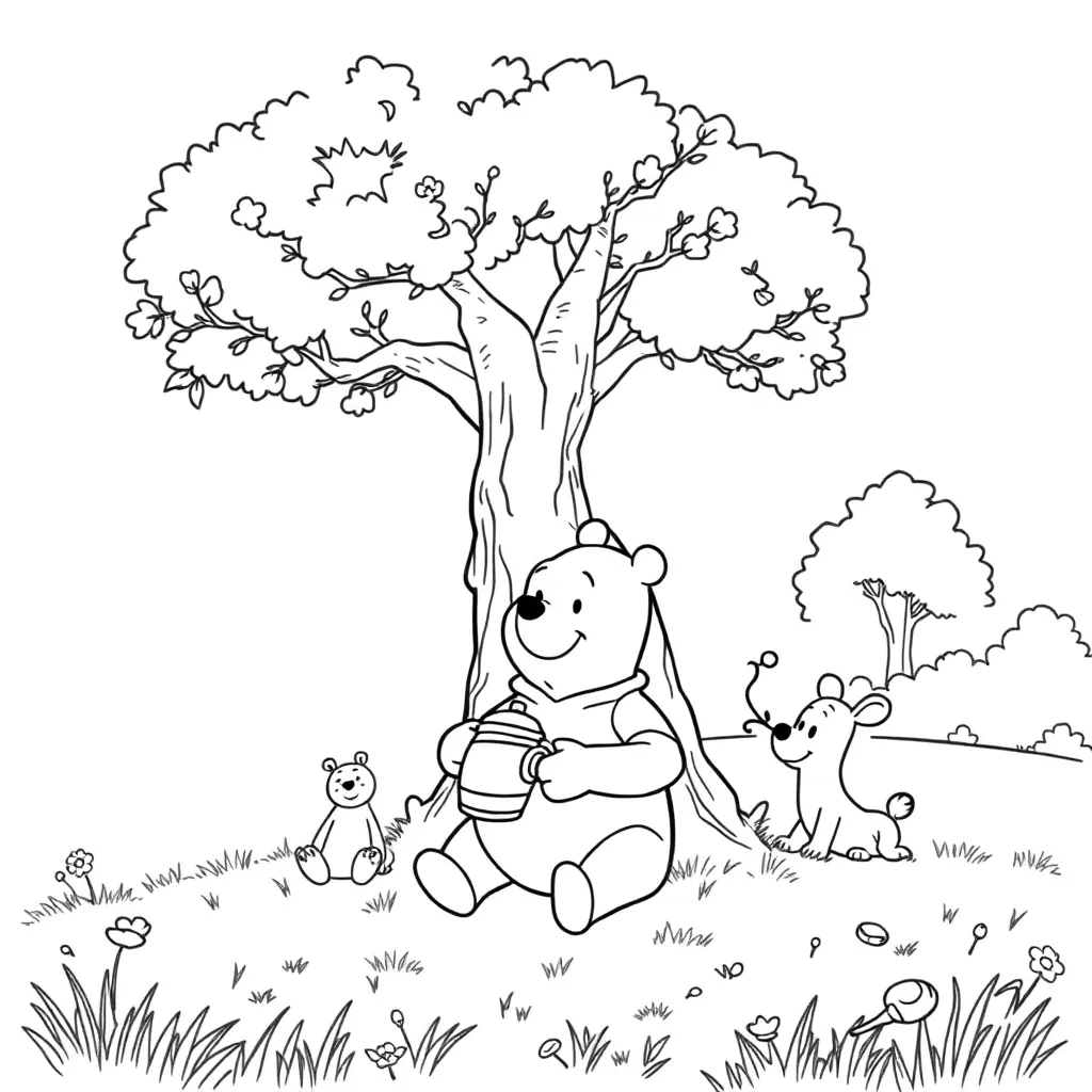Winnie The Pooh coloring page
