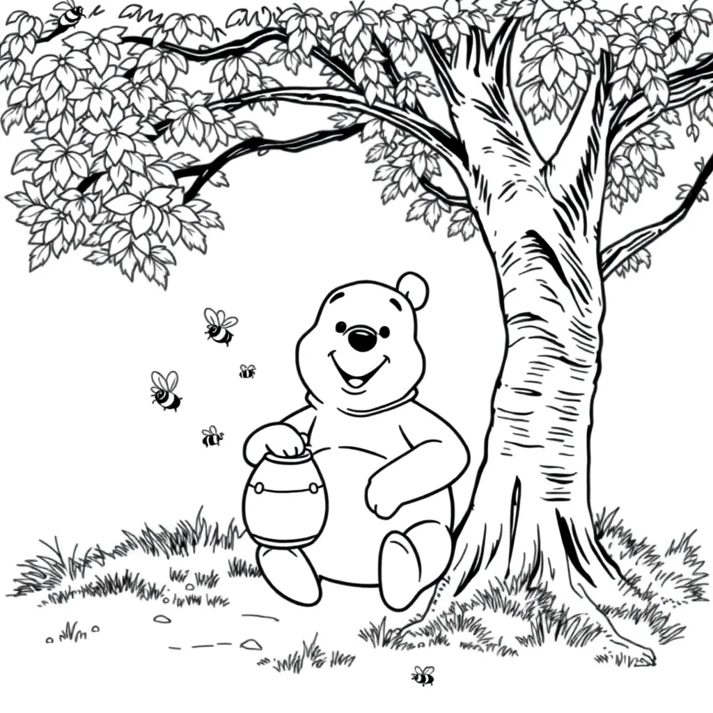 Winnie The Pooh coloring page