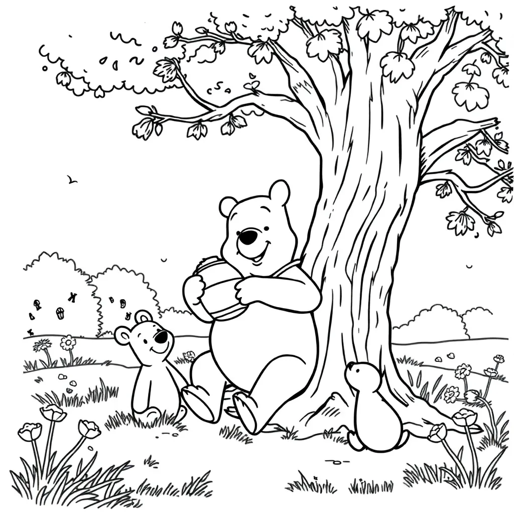 Winnie The Pooh coloring page