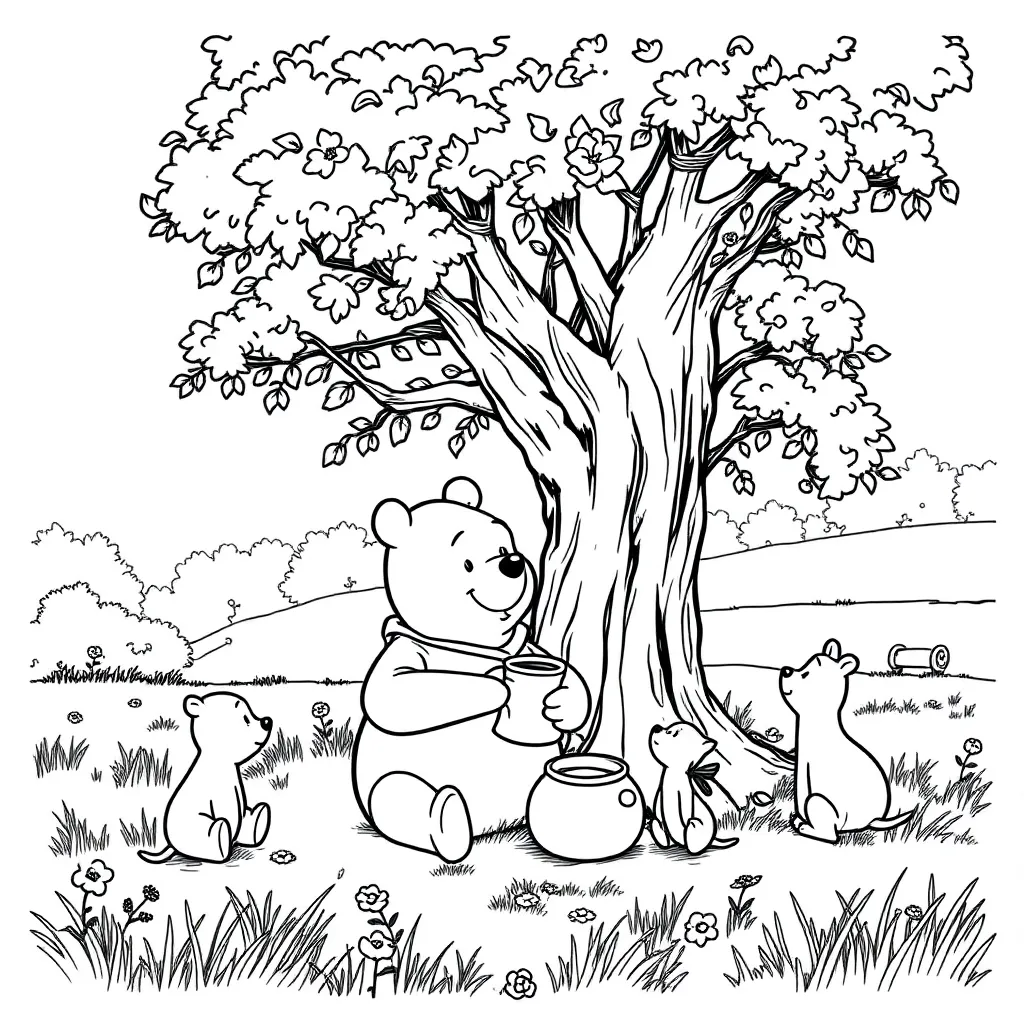 Winnie The Pooh coloring page