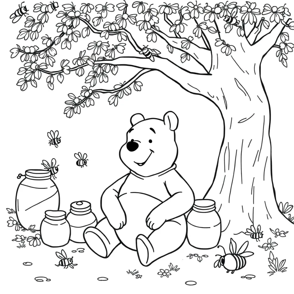Winnie The Pooh coloring page