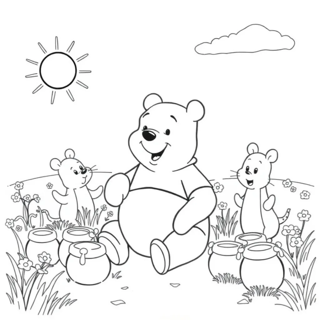 Winnie The Pooh coloring page