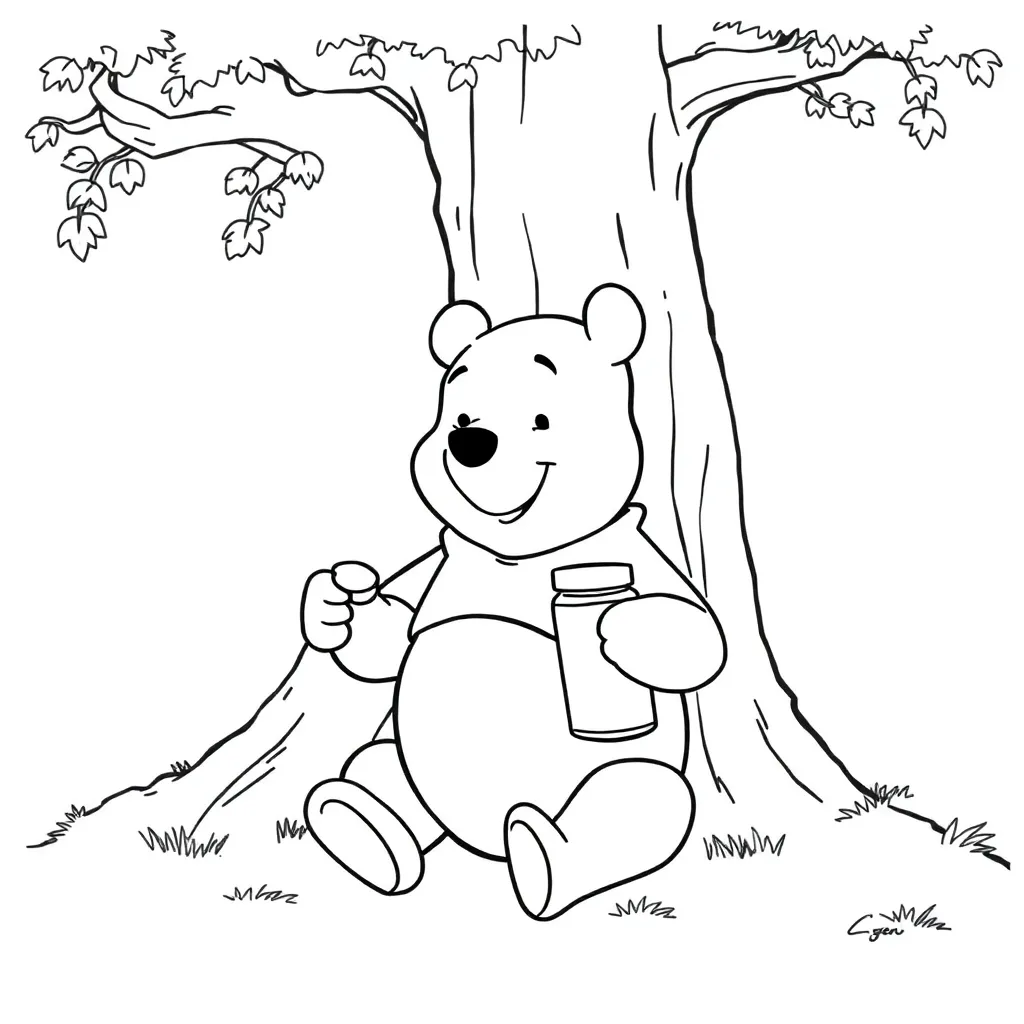 Winnie The Pooh coloring page
