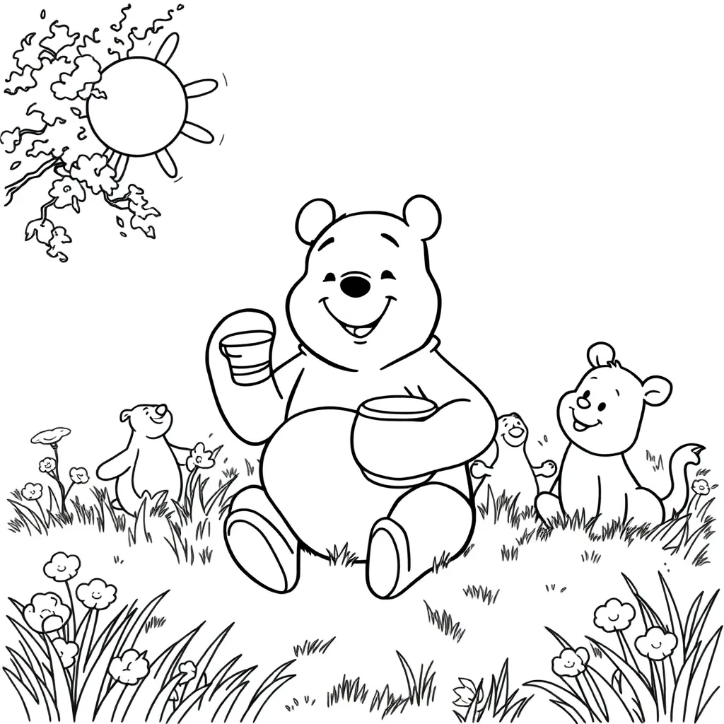 Winnie The Pooh coloring page