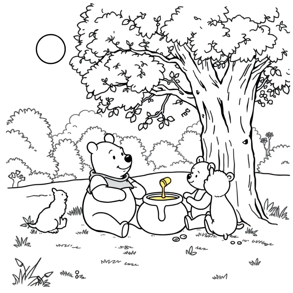 Winnie The Pooh coloring page