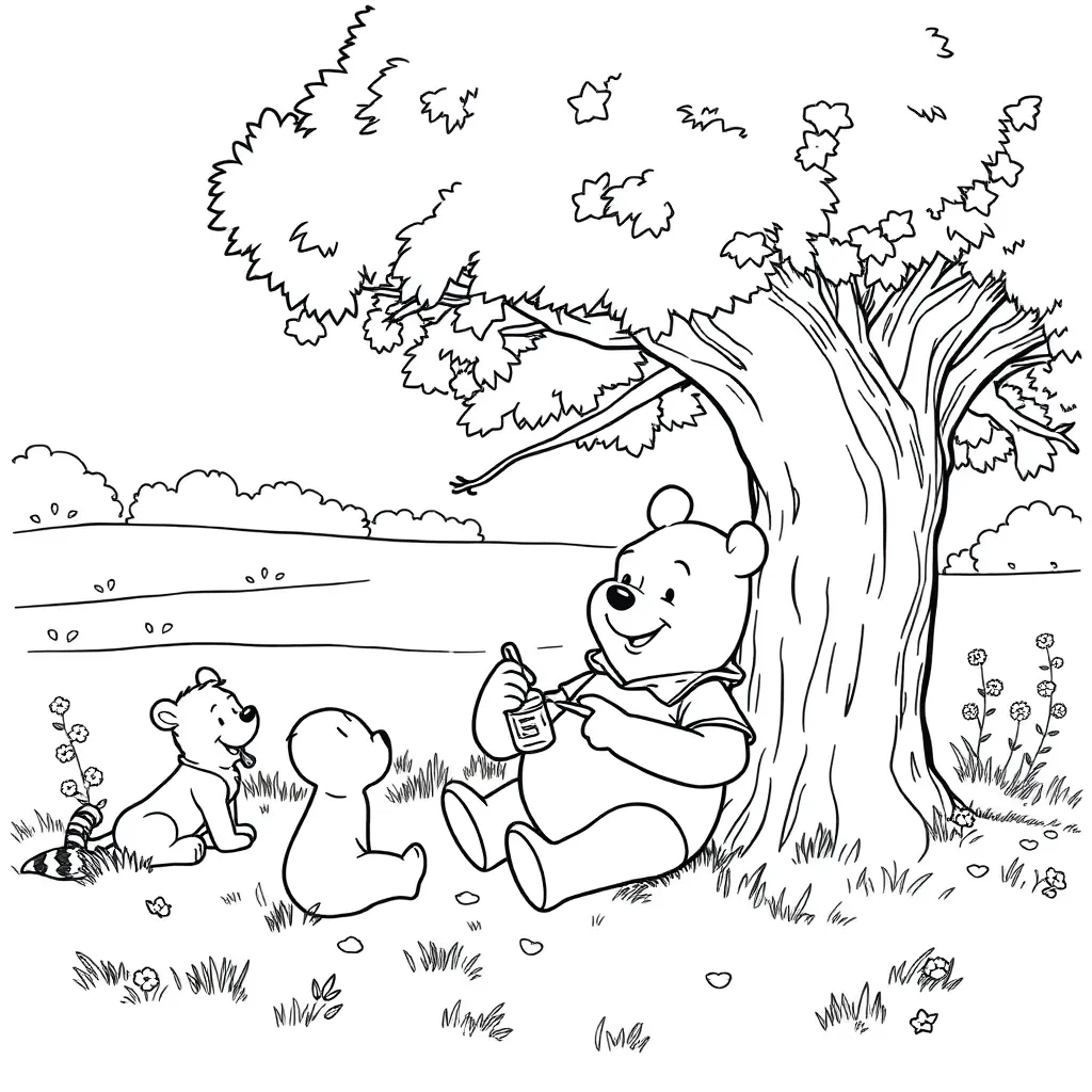 Winnie The Pooh coloring page
