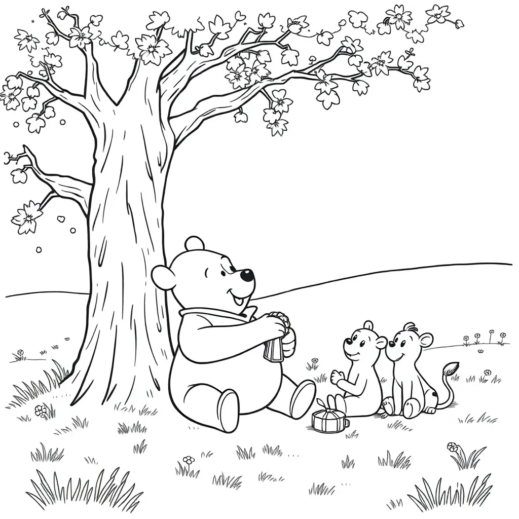 Winnie The Pooh coloring page