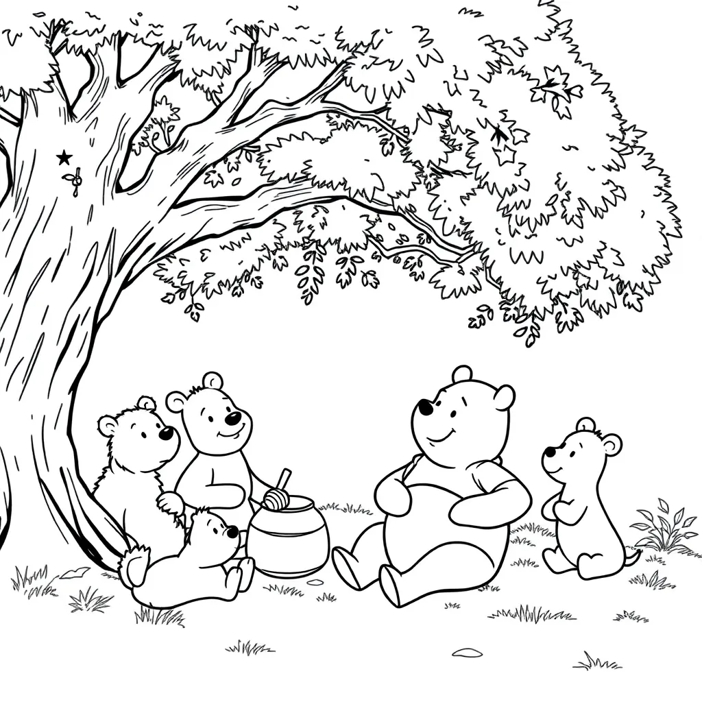 Winnie The Pooh coloring page