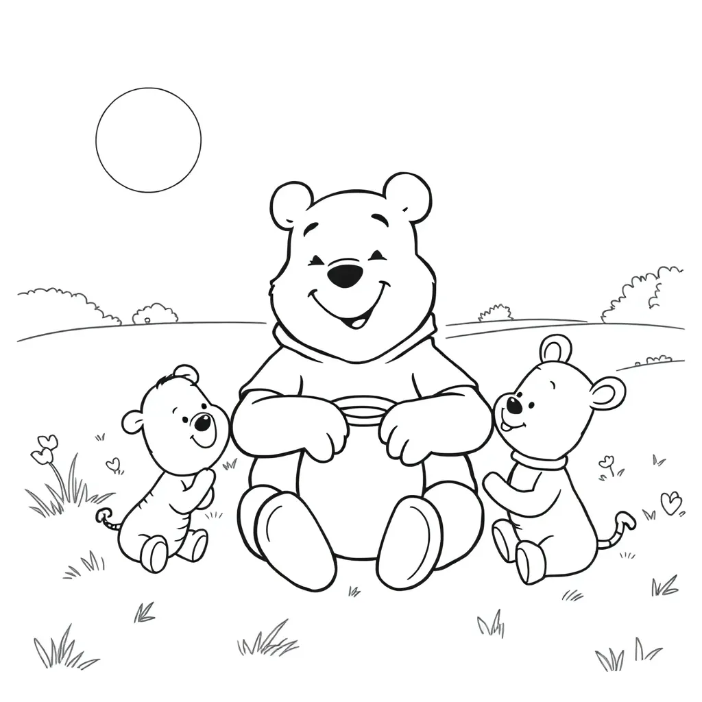 Winnie The Pooh coloring page