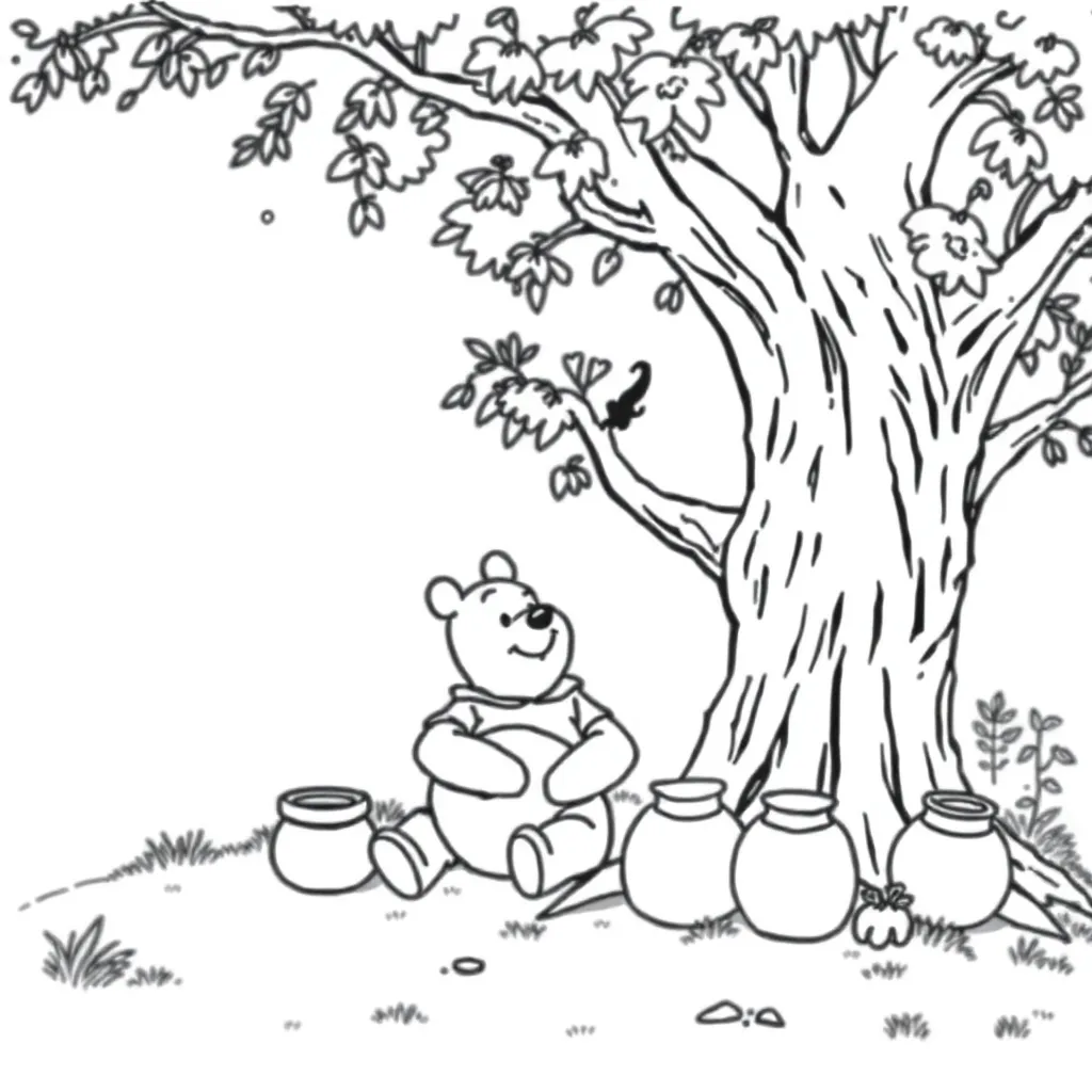Winnie The Pooh coloring page