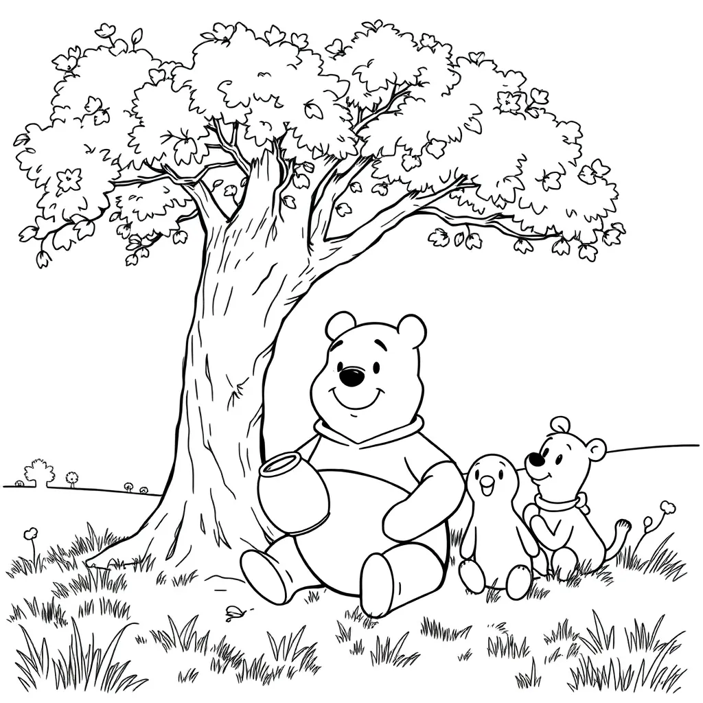 Winnie The Pooh coloring page