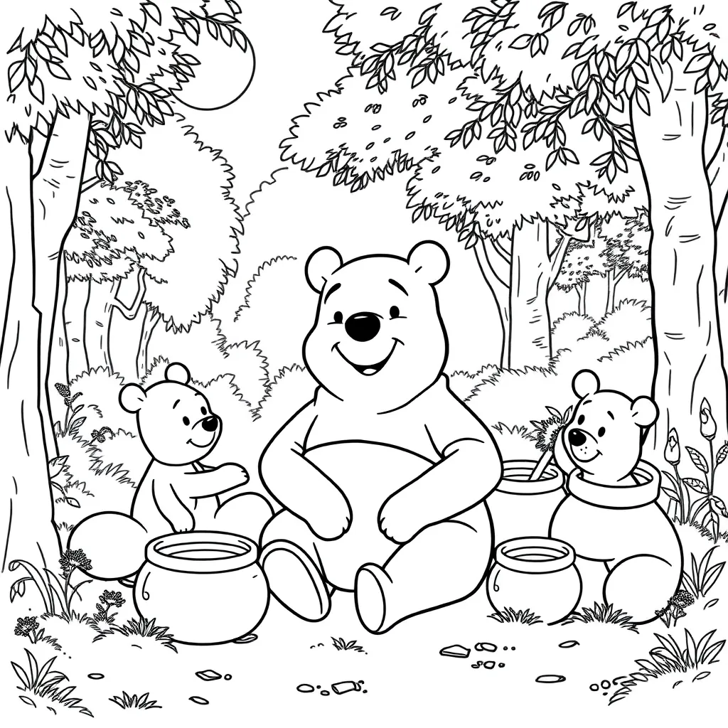 Winnie The Pooh coloring page