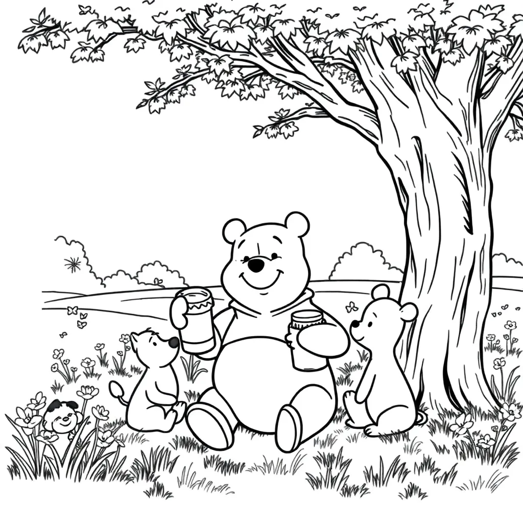 Winnie The Pooh coloring page