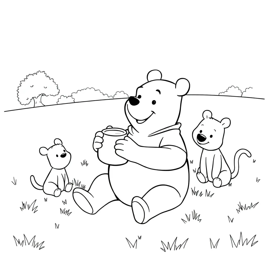 Winnie The Pooh coloring page