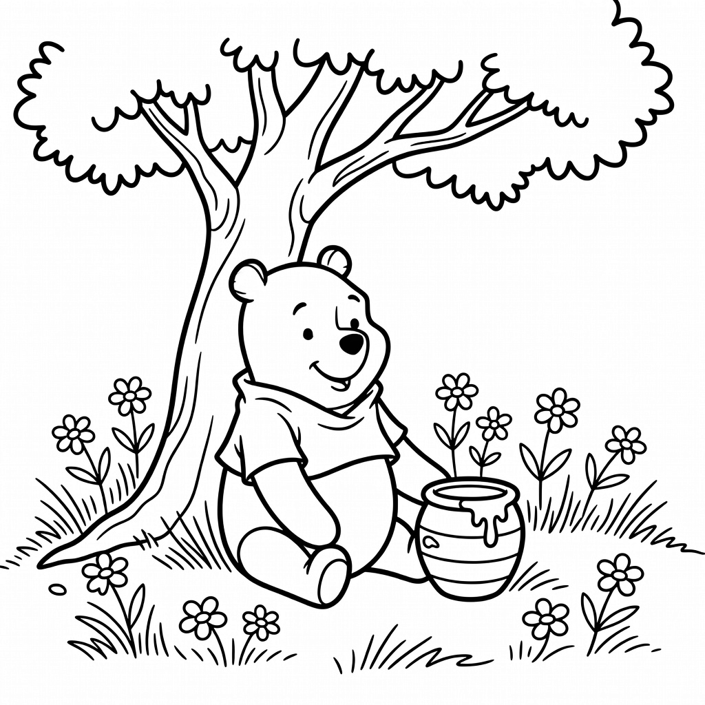 Winnie The Pooh coloring page