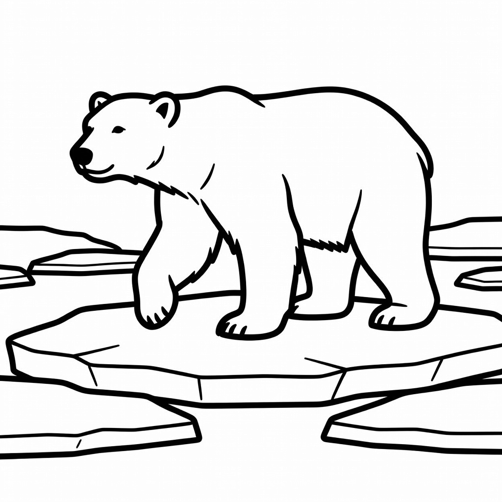Winter Wildlife coloring page