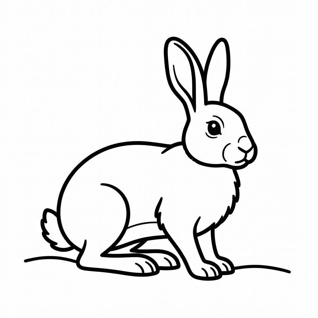 Winter Wildlife coloring page