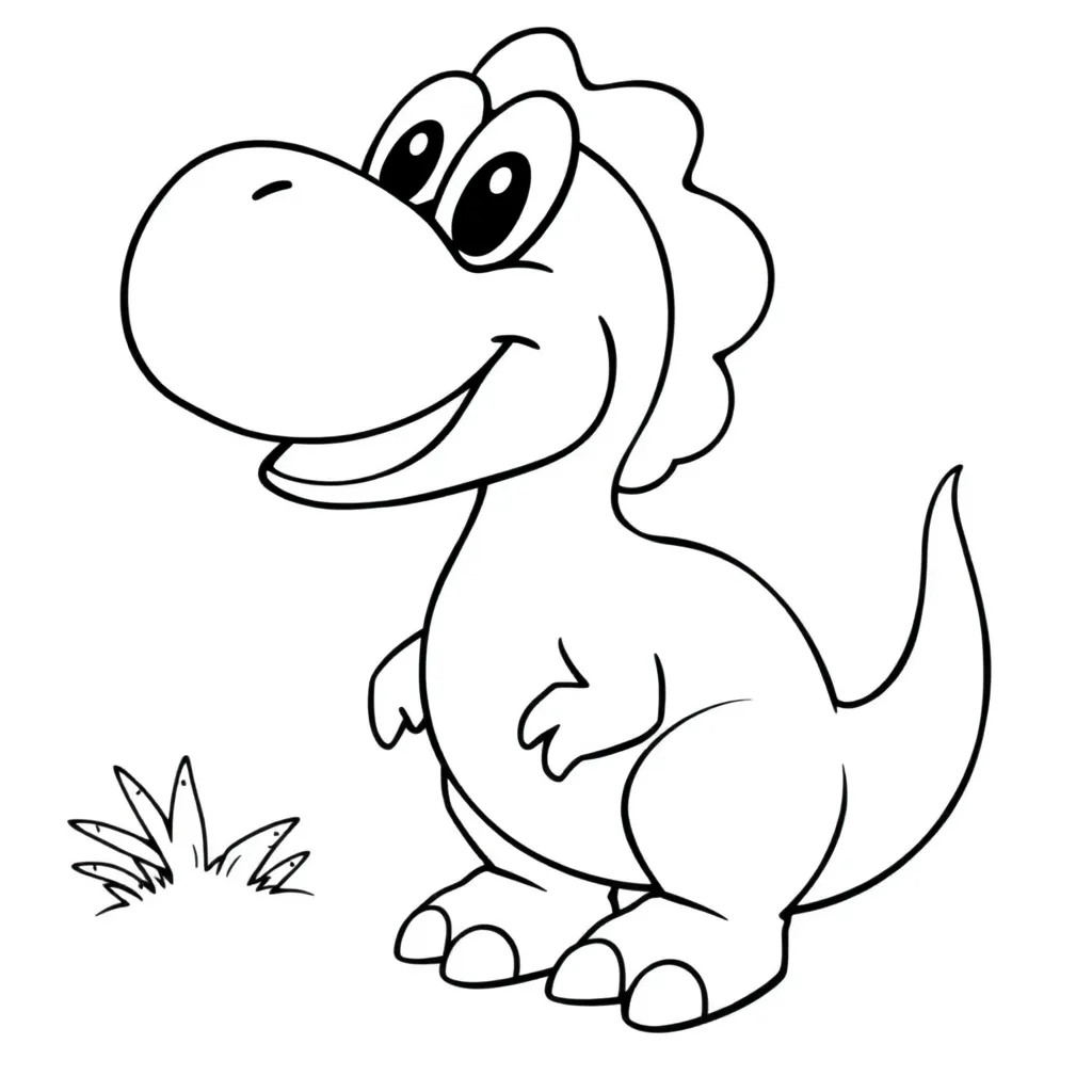 Yoshi coloring page