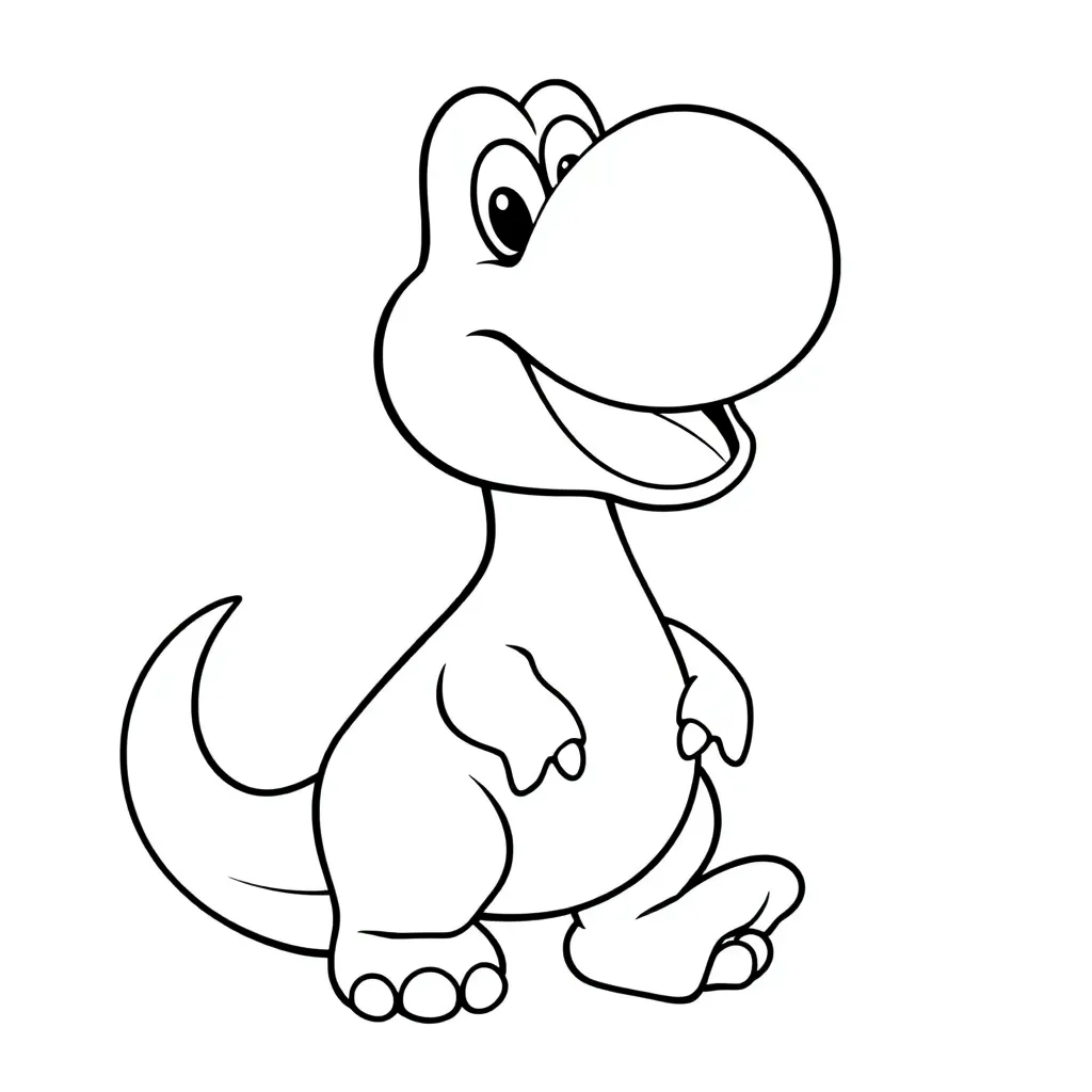 Yoshi coloring page