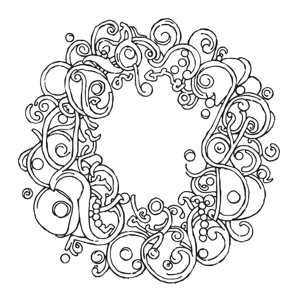 Zentangle coloring page