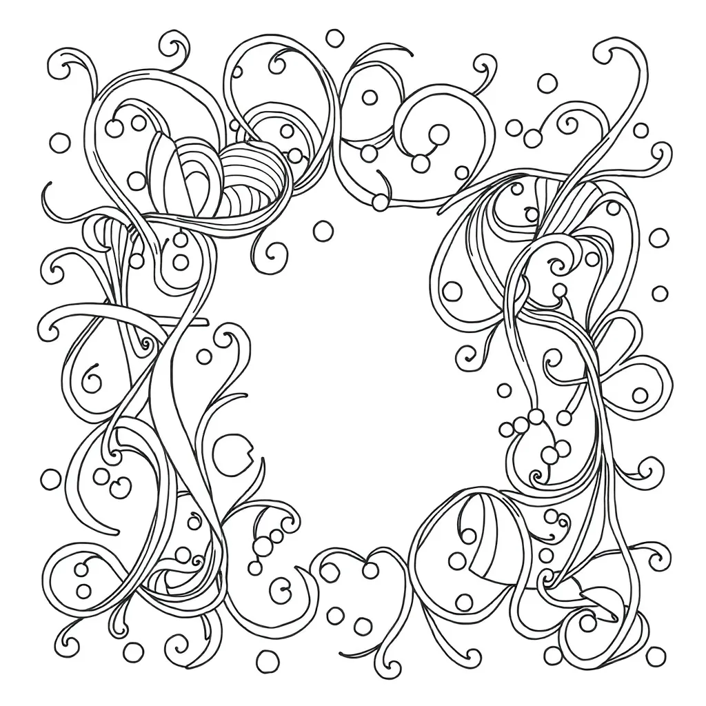 Zentangle coloring page