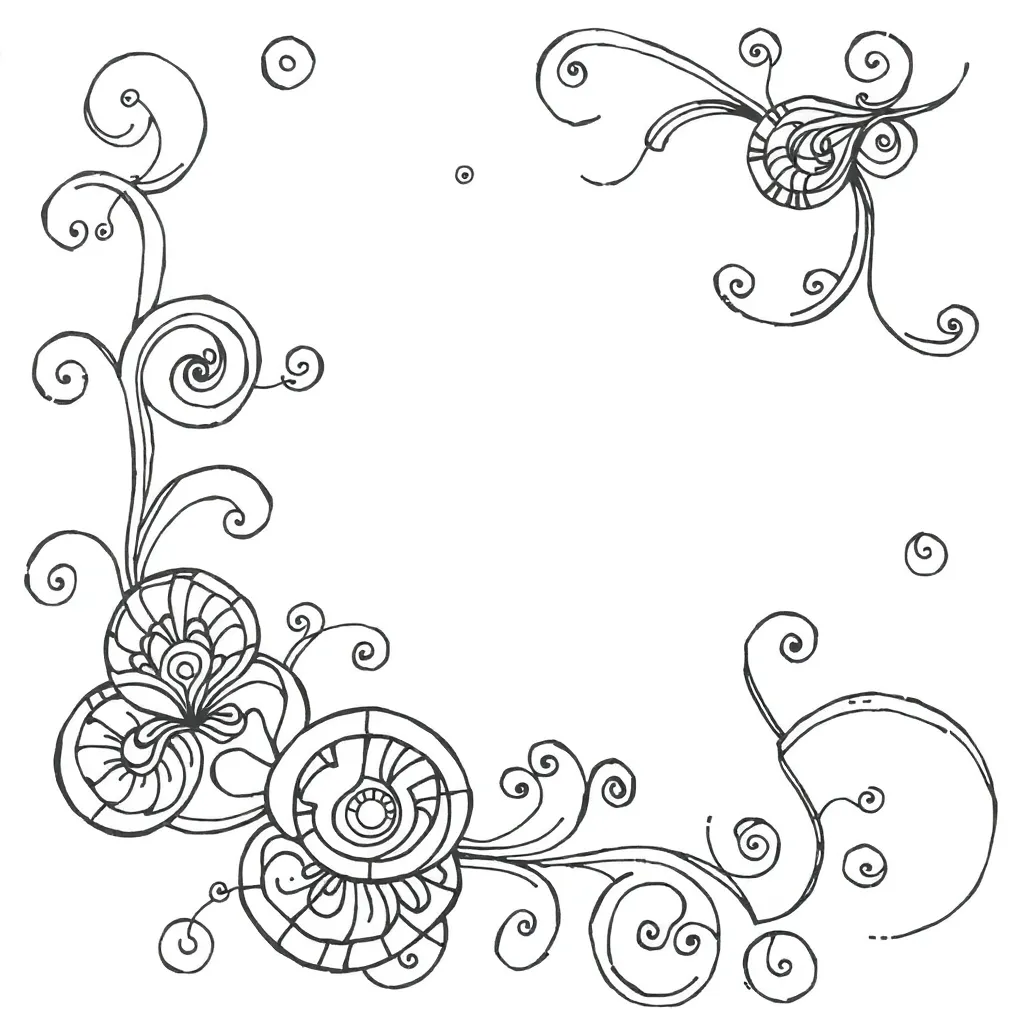 Zentangle coloring page