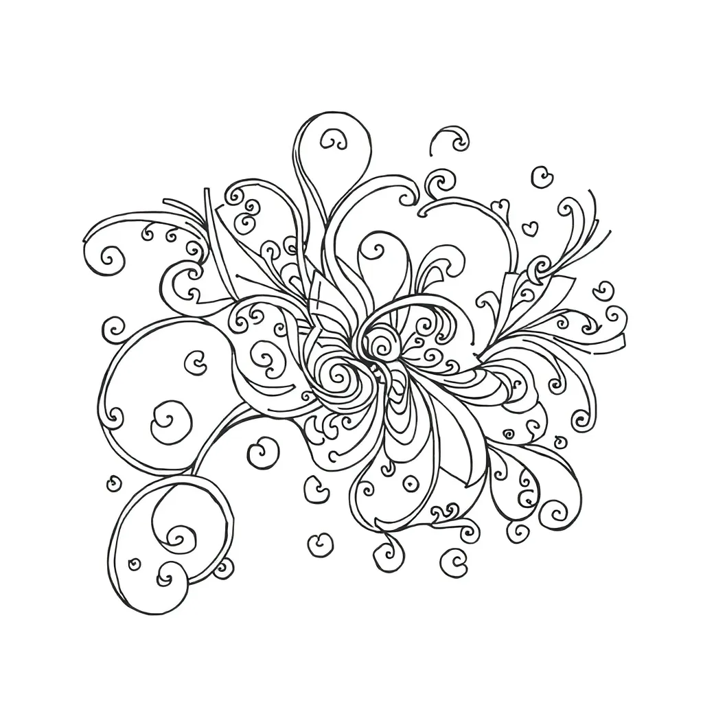 Zentangle coloring page