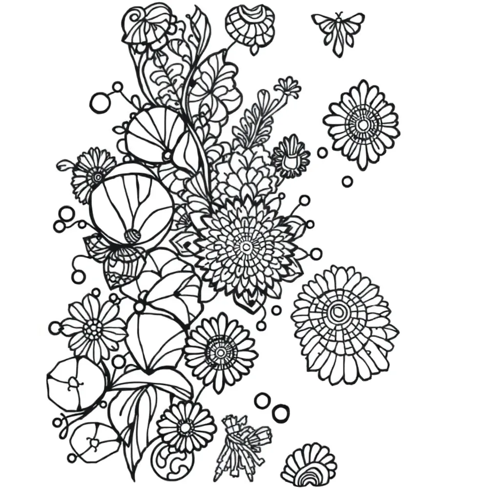 Zentangle coloring page