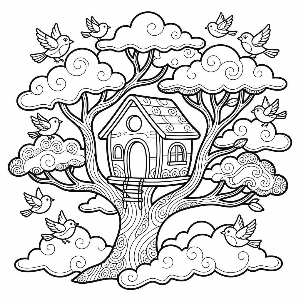 Zentangle coloring page